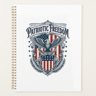 Patriotic City Pride Series Vector Graphic Tee Planner