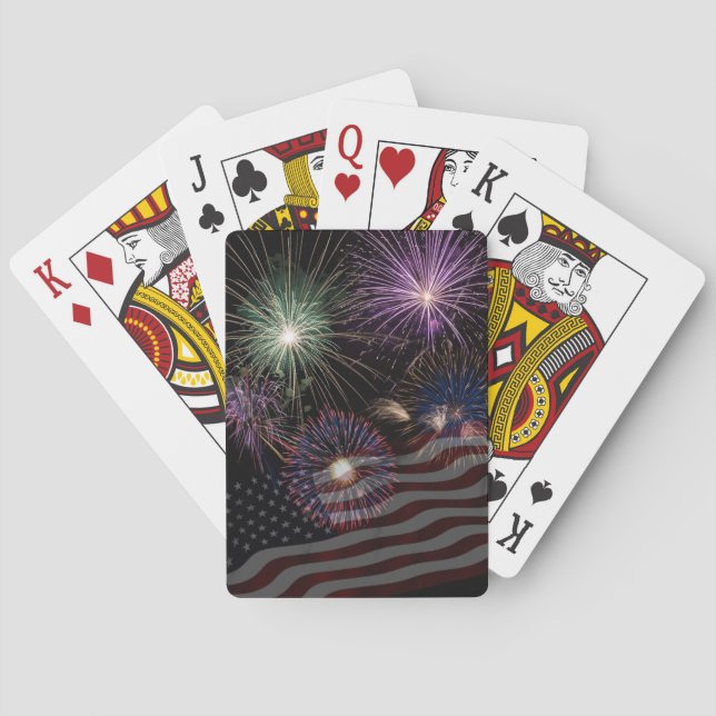 Patriotic Classic Playing Cards (Back)
