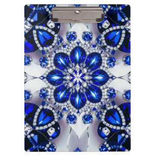 Patriotic Clipboard with Blue White Colours