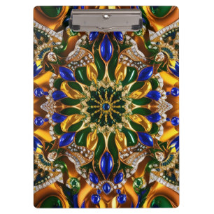 Patriotic Clipboard with Brazil Colours