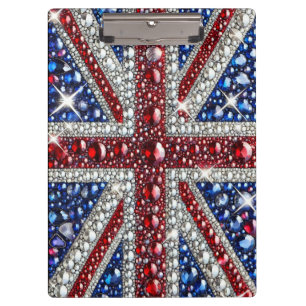 Patriotic Clipboard with British Colours