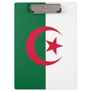 Patriotic Clipboard with flag of Algeria