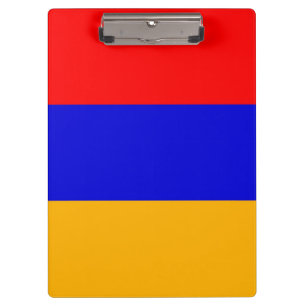 Patriotic Clipboard with flag of Armenia