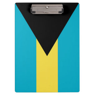Patriotic Clipboard with flag of Bahamas