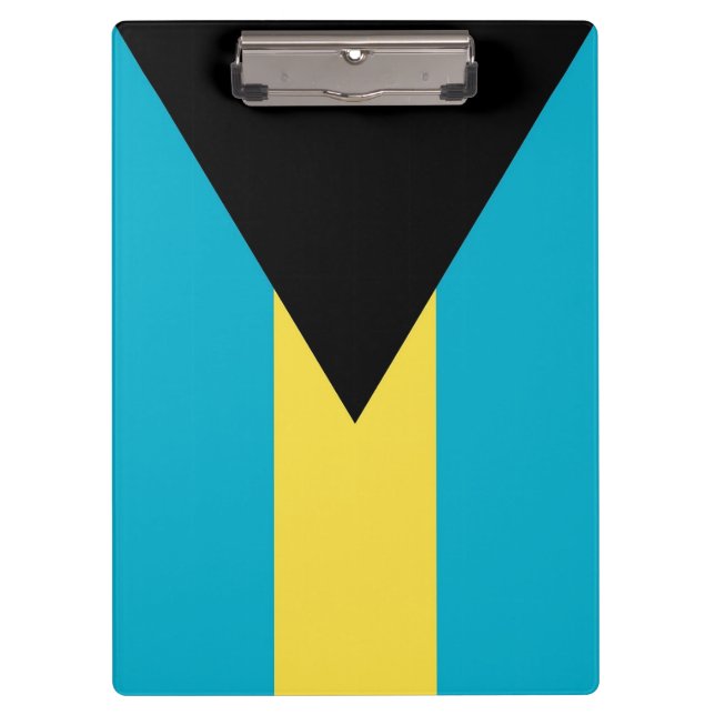Patriotic Clipboard with flag of Bahamas (Front)