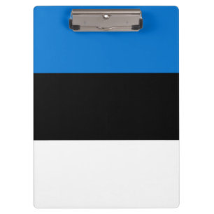Patriotic Clipboard with flag of Estonia