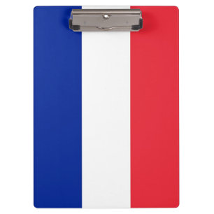 Patriotic Clipboard with flag of France