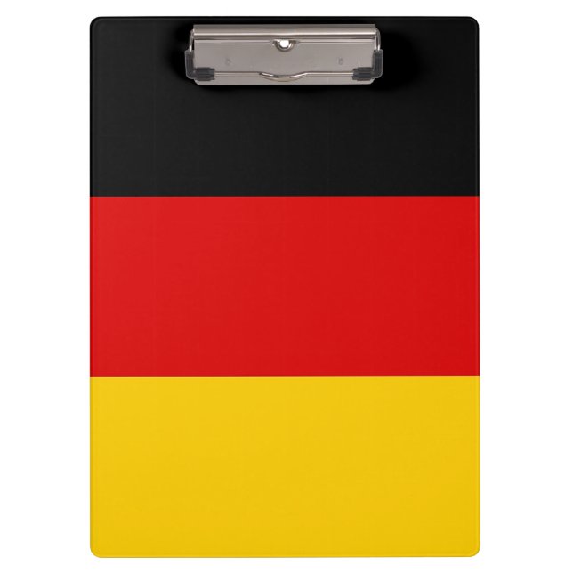Patriotic Clipboard with flag of Germany (Front)