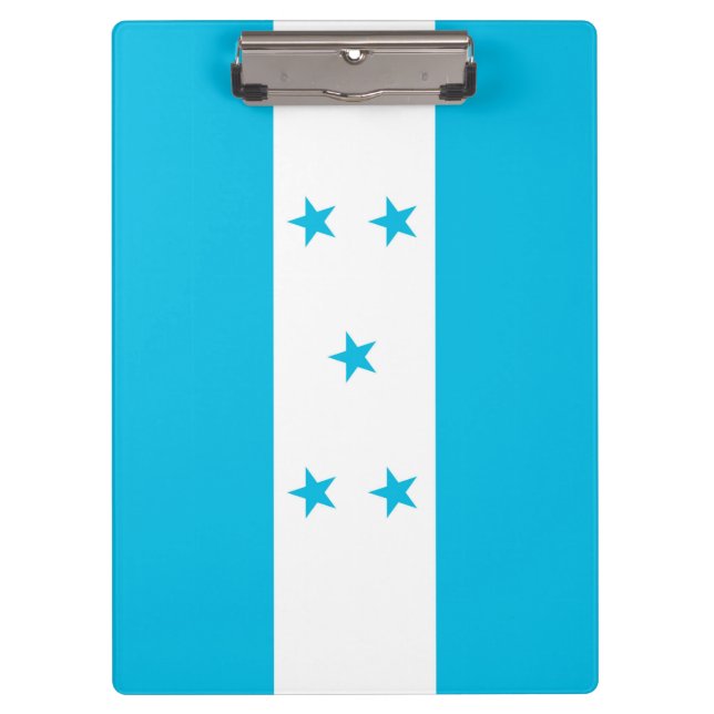 Patriotic Clipboard with flag of Honduras (Front)