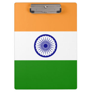 Patriotic Clipboard with flag of India