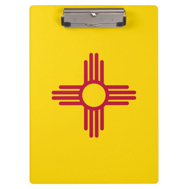 Patriotic Clipboard with flag of New Mexico, USA (Front)