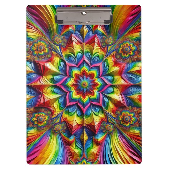 Patriotic Clipboard with LGBTQ Colours (Front)