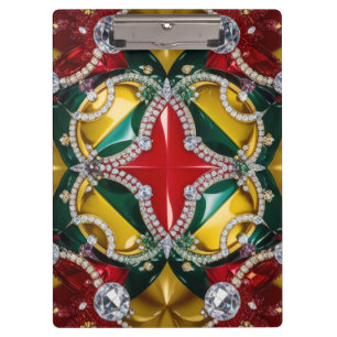 Patriotic Clipboard with Los Angeles Colours