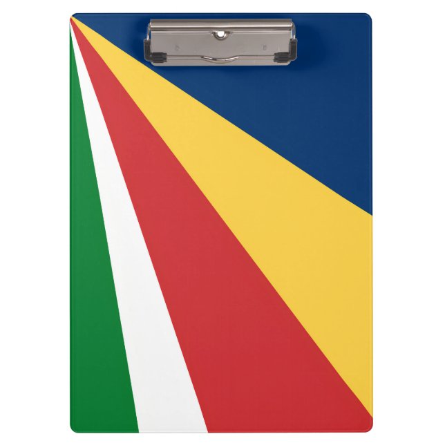 Patriotic Clipboard with Seychelles Colours (Front)