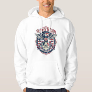 Patriotic Coastal Preppy Vector Graphic Tee