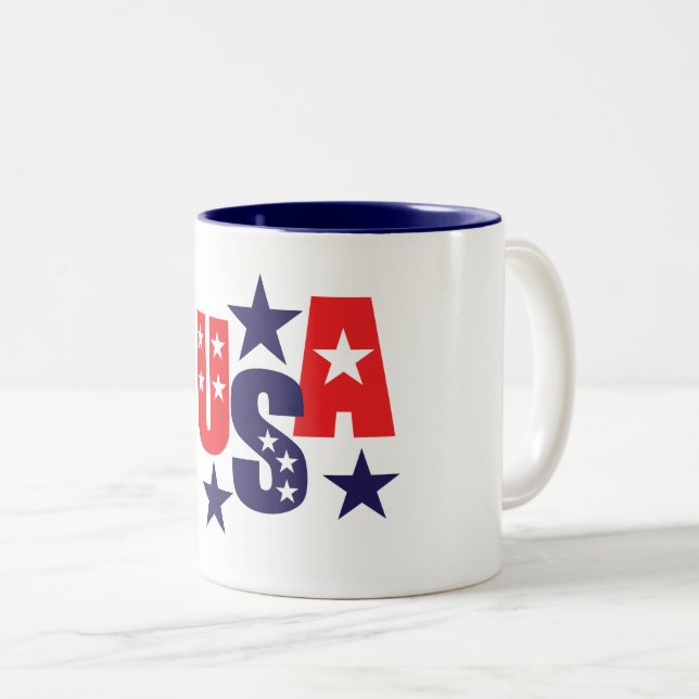 Patriotic Coffee Mug (Front Right)