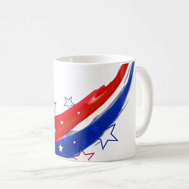Patriotic Coffee Mug (Front Right)