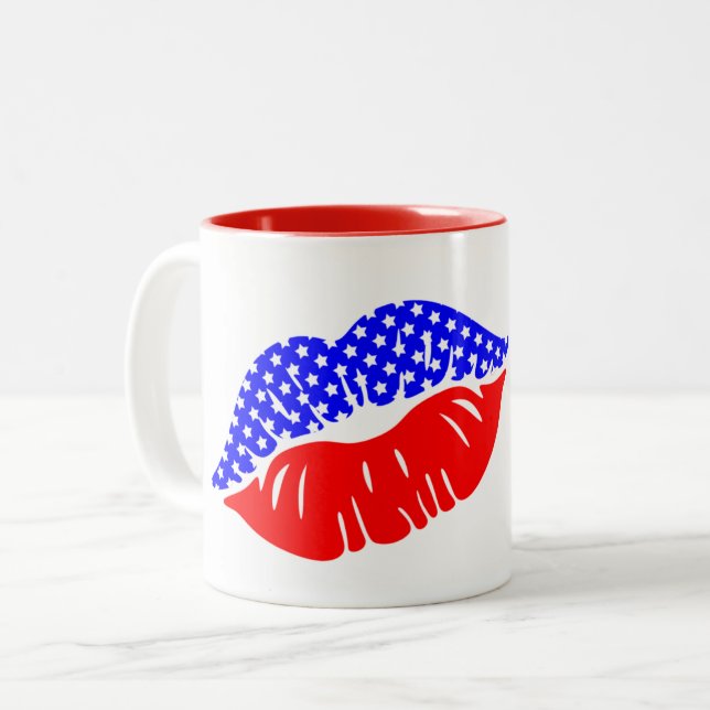 Patriotic Coffee Mug (Front Left)
