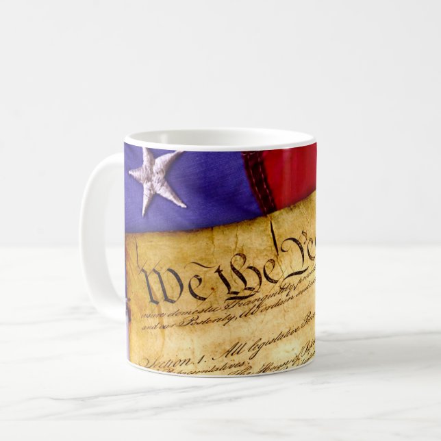 Patriotic Coffee Mug (Front Left)