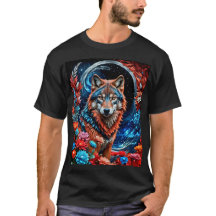 Patriotic Colours Wolf