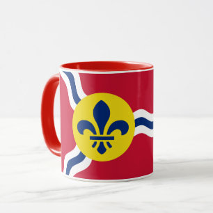 Patriotic Combo Mug with flag of St. Louis