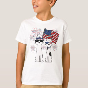 Patriotic Cool Cats T-Shirt