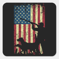 Patriotic Coon Hunting Dogs American Flag