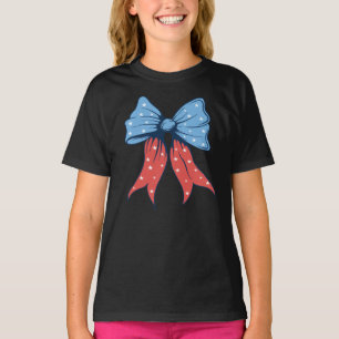 Patriotic Coquette 4th Of July American Flag USA T-Shirt