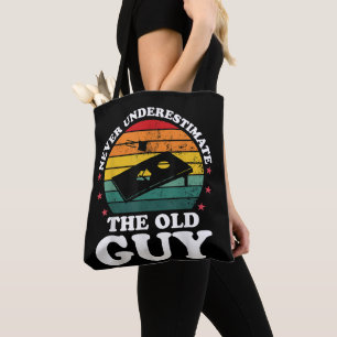 Patriotic Cornhole USA Flag Player Tote Bag