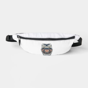 Patriotic Cottagecore America Vector Graphic Tee Bum Bags