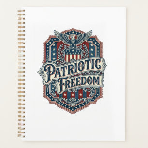 Patriotic Country Gospel Vector Graphic Tee Planner