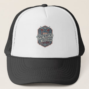 Patriotic Country Gospel Vector Graphic Tee Trucker Hat