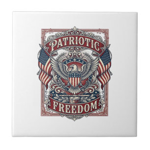 Patriotic County Parade Vector Graphic Tee_1 Tile