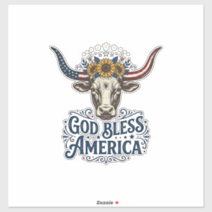 Patriotic Cow God Bless America Vintage Shirt Desi