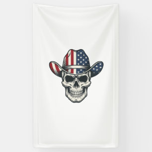 Patriotic Cowboy Skull Vintage Engraving Shirt_1 Banner