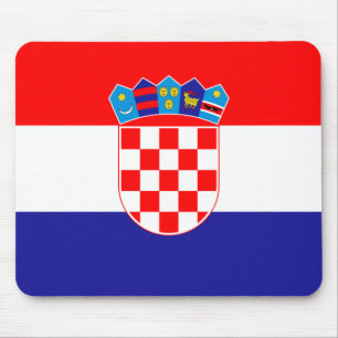 Patriotic Croatian Flag Mouse Mat