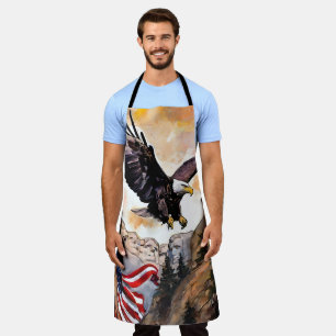 Patriotic Custom Chef Aprons, #FATHERSDAYGift USA Apron