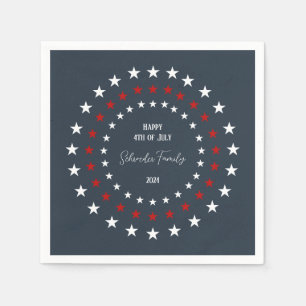 Patriotic Customisable Paper Napkin