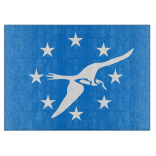 Patriotic cutting board with Flag Corpus Christi