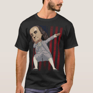 Patriotic Dabbing Benjamin Franklin Dab Dance 4th T-Shirt