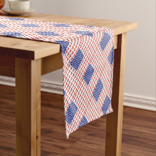 Patriotic  Dachshund Short Table Runner