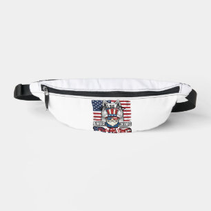 Patriotic Dad Gnome Vintage Vector Shirt Design_1 Bum Bags