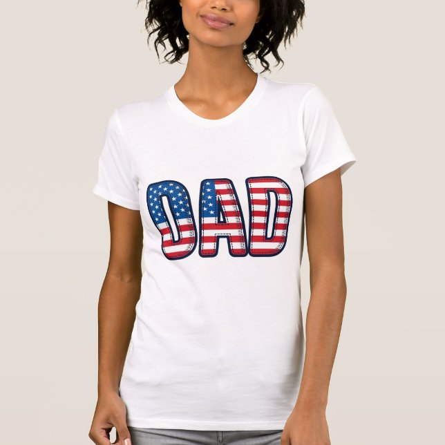 Patriotic DAD Vector Shirt Design_1 (Front)