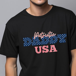 Patriotic Daddy USA Flag Father's Day T-Shirt