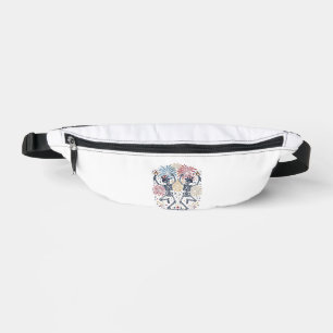 Patriotic Dancing Skeletons Fireworks 4th of July Bum Bags