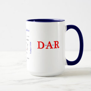 Patriotic DAR Mug