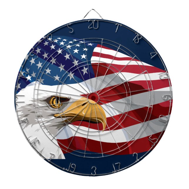 Patriotic Dart Board  (Front)