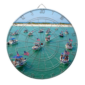 Patriotic Dart board boating theme