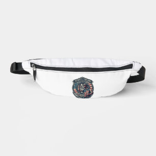 Patriotic Dart Player Vector Graphic Tee Bum Bags