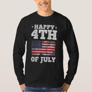 Patriotic Day 4th Of July Us Flag Happy 4th Of Jul T-Shirt